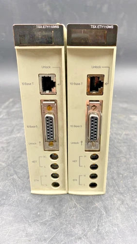 1x SCHNEIDER ELECTRIC MODICON  TSX ETY110WS TSX57 ETWTCP IPWS MODULE PV13 RL09