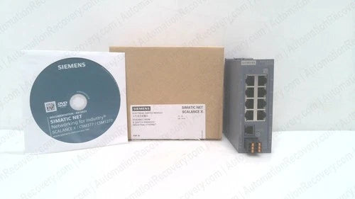 SIEMENS 6GK5208-0BA00-2AB2, XB208 ETHERNET MANAGED SWITCH MODULE, NEW #342809
