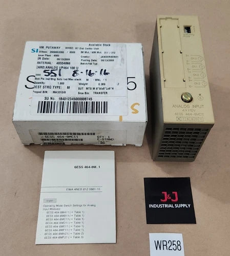 *BRAND NEW* Siemens 6ES5 464-8MC11 Simatic S5 Analog Input Module + Warranty!