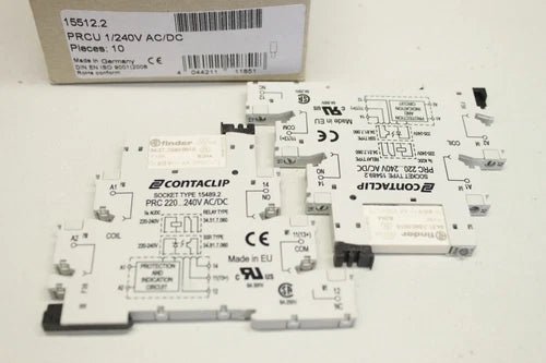 2x CONTACLIP 15512.2 & Finder 34.51.7.060.0010 60V Relais  404421111851 OVP