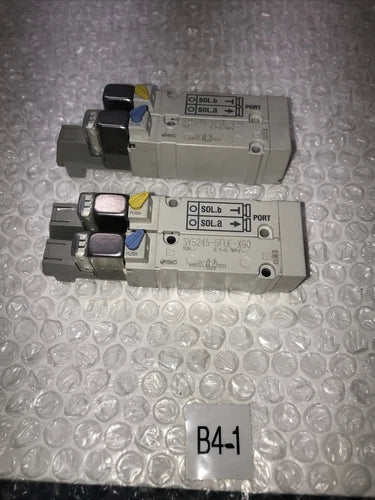 **NEW SURPLUS SMC SY5245-5FUE-X90 Plug-In Solenoid Valves 0.7MPa (Lot Of 2)#