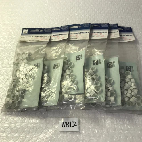 *Brady SCN-36-6(Lot Of 6) Clip-Sleeve Wire  Markers Pack Of 50#