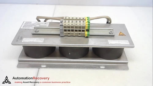 SIEMENS 6SN1111-0AA00-0BA1, LINE REACTOR SIMODRIVE, 3 PHASE, 30A, 16KW #252016