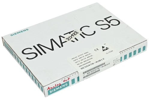 Siemens 6ES5470-4UB12 Simatic S5 6ES5 470-4UB12 Analog Output Module New Sealed