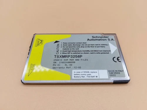 TSXMRP3256P Schneider Electric Modicon 256K 16 RAM MEM CARD TSX-MRP - 3256P