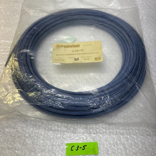 ** New Freelin-Wade 1J-201-07 Blue NYL 5/32 4MM x .106 2.7MM x100¡¯&Warranty#