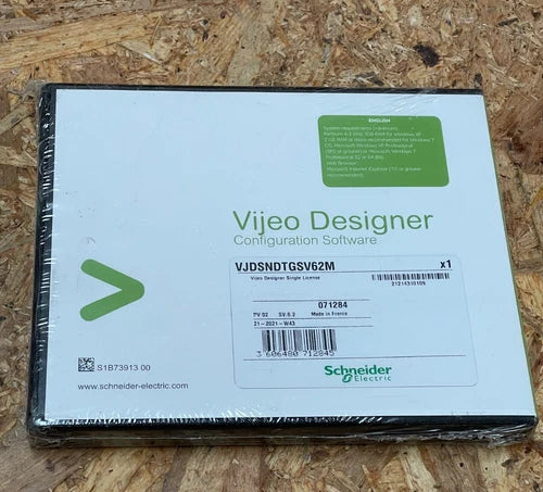 Schneider Electric - VJDSNDTGSV62M - Vijeo Designer 6.2 Single License HMI