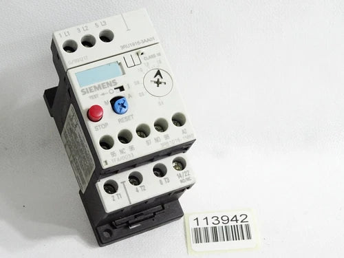 Siemens Einzelaufstellungstr?ger 3RU1916-3AA01 + ?berlastrelais 3RB1016-1NB0
