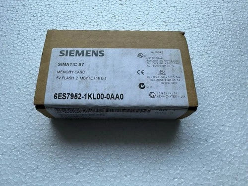 Siemens 6ES7952-1KL00-0AA0 / 6ES7 952-1KL00-0AA0 S7400 2MB MEMORY CARD