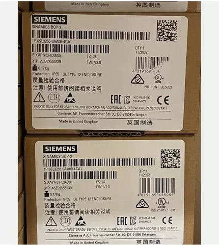 New Siemens 6SL3255-0AA00-4CA1 6SL3 255-0AA00-4CA1 G120 Basic Operator Panel