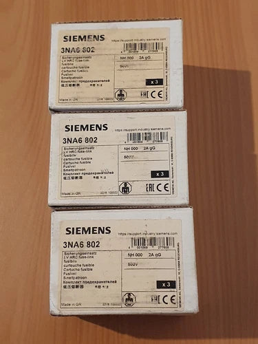 Siemens 3NA6 802 2A (9 Pieces)