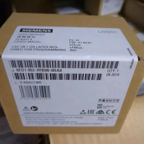 New Siemens 6ED1052-2HB08-0BA0 6ED1 052-2HB08-0BA0 LOGO! 24RCEO(AC) logic module