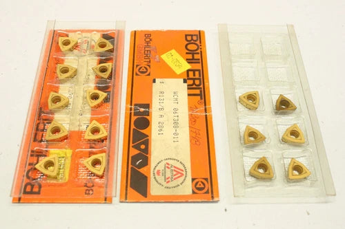 16x B?HLERIT  WCMT 06T308-011 R131/B A 2861  Wendeschneidplatten 06T308011 OVP