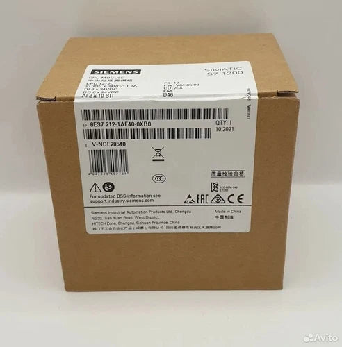 New Siemens 6ES7212-1AE40-0XB0 6ES7 212-1AE40-0XB0 SIMATIC S7-1200 CPU 1212C