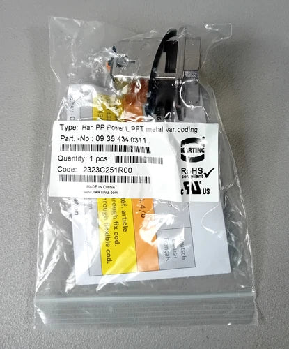 Harting Han PP Power L PFT metal var. coding 09 35 434 0311 NEU