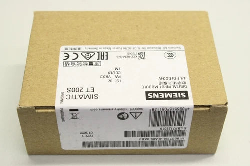 SIEMENS SIMATIC 6ES7138-4FA05-0AB0 FS:02 Digital Module INPUT 6ES71384FA050AB0