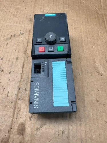 USED SIEMENS SINAMICS 6SL3243-0BB30-1PA2 CONTROL UNIT WITH 6SL3255-0AA00-4JA0