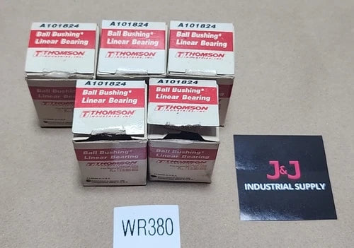 *BRAND NEW* [5] Thomson A101824 Linear Bearing Ball Bushing 5/8" Bore + Warranty