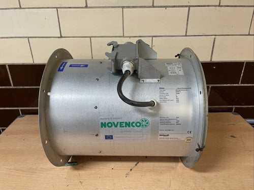 *New* Novenco ZerAx 17" Dia Tube Axial Fan Siemens 3Hp 3 Phase Motor