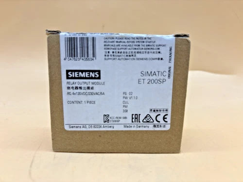 Siemens SIMATIC S7 6ES7 132-6HD00-0BB1 Relay Output Module ET 200SP