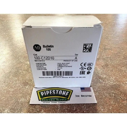 100-C12D10 Ser/A Contactor 120V 12A **Kentucky Stock**