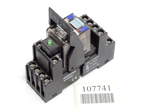 Siemens Simirel Relais PT580024 mit Sockel PT78704
