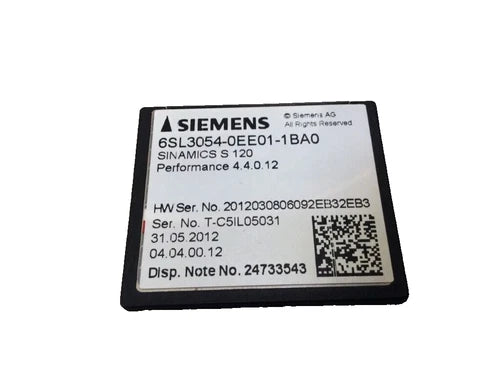 6SL30540EE011BA0 - SIEMENS - 6SL3054-0EE01-1BA0 Comp. card REFURBISHED