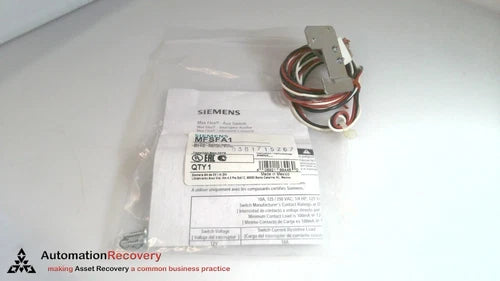 SIEMENS MFSFA1, SENTRON LEADING AUXILLARY SWITCH, 3VL93002AP11, NEW #243443