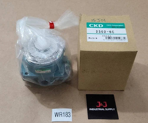 *BRAND NEW* CKD 2302-6C Dial Type Regulator 0.1-1.1MPa 3/4" + Warranty!