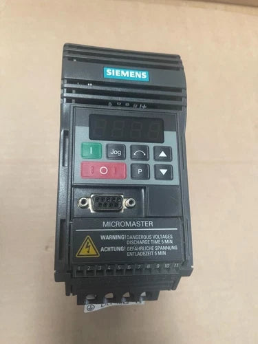 SIEMENS MICROMASTER 6SE9210-7CA40 0.16HP 120W 230V AC Speed Drive