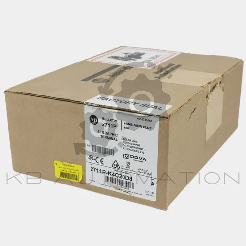 2711P-K4C20D8 PanelView Plus 400 terminal, cor, teclado, Ethernet e RS-232, 4"