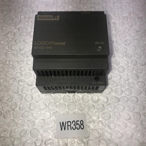 **Siemens LOGO! Power 6EP1332-1SH43 Power Supply 2.5A 24 VDC Output AC 100 -240V