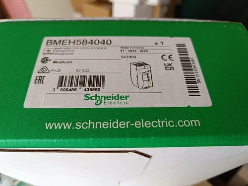 施耐德 M580 BMEH584040 FACTURA GARANT？A、ENV？或 PIDO！ PV：26 SV：3.22 (2023)