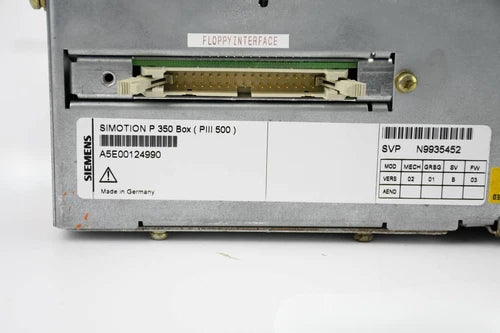 Siemens Simotion P350 Box PIII 500 A5E00124990 incl. Hard Drive