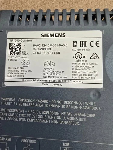 1PC For Siemens 6AV2124-0MC01-0AX0 New