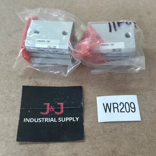 (3) NEW- SMC CDQSB16-15D Pneumatic Compact Cylinder 16mm Bore 15mm Stroke ????