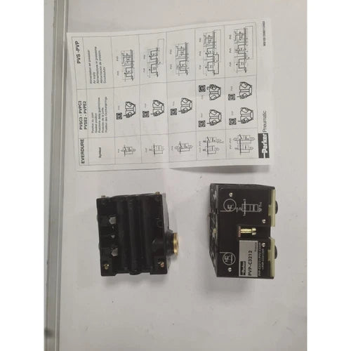 Avviatore 2/2 Mono 1/4 PARKER Pneumatico PVU-C32 / PVP-C3212 / PVP-C321229