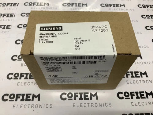 6ES72314HD320XB0 - SIEMENS - 6ES7231-4HD32-0XB0 Analog Input Module NEW