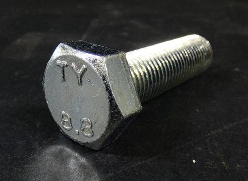 15 kg | Sechskantschraube / Maschinenschraube | M16 x 60mm verzinkt | DIN 933