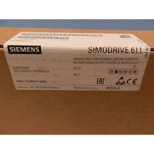 New Siemens 6SN1115-0BA11-0AA1 1pcs Control Card 6SN1 115-0BA11-0AA1