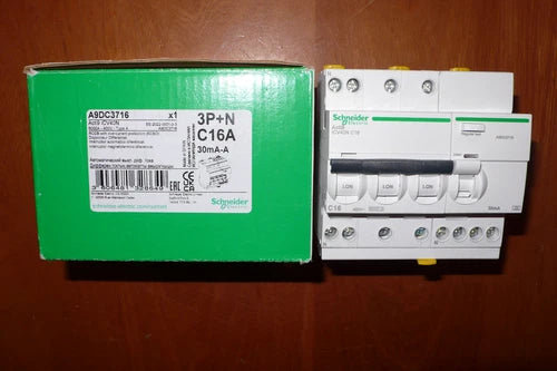 DISJONCTEUR ICV40N DIFERENTIEL A9DC3716 TETRA 16A 30mA TIPO A SCHNEIDER ELECTRI