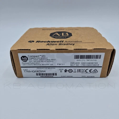 1769-IQ6XOW4 CompactLogix Digitales Kombimodul, 6-in & 4-out