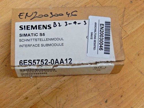 Siemens Simatic S5 Schnittstellenmodul  6ES5752-0AA12