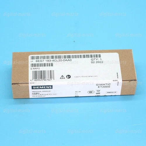 New Siemens 6ES7193-4CL20-0AA0 terminal module for ET 200S 6ES7 193-4CL20-0AA0