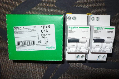 DISJONCTEUR DIFFERENTIEL A9DB2616 SCHNEIDER ELECTRIC 16A 30mA TYPE A SI 16AMPERE