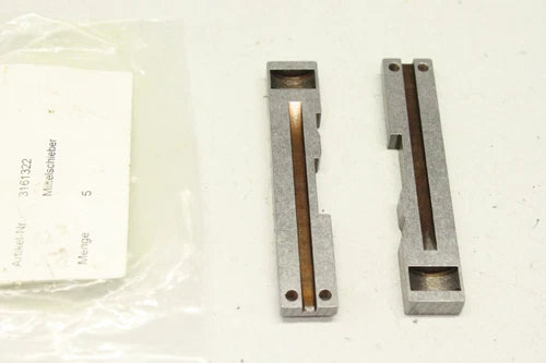 2x 3161322 Mittelschieber f¨¹r Wohlenberg Heftkopf Hohner 3161322