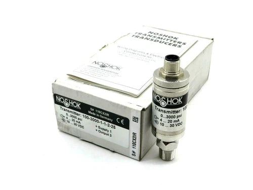 Nouveau Noshok 100-3000-1-1-2-25 Transmetteur De Pression 100300011225
