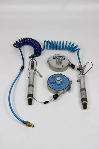 2 x Cleco 5RSA-10 BQ Pneumatischer Drehmomentschrauber + Balancer