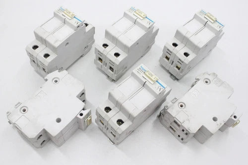 6x HAGER L50201 10,3 x 38 500V Sicherung Sockel carrier Holder Halter L50201 OVP