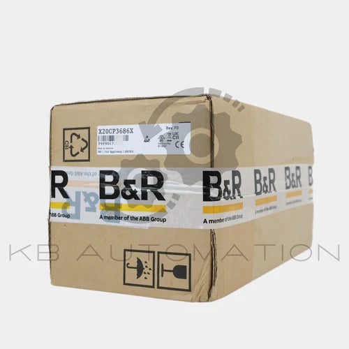 Controlador PLC X20CP3686X B&R Automation, 3 slots para expans?o de interface modular